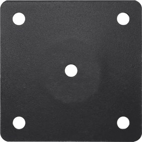 vidaXL Βάση Ομπρέλας Ματ Μαύρη για Ιστό Ø38/48 Ατσάλι