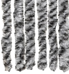 vidaXL Σήτα Εντόμων Γκρι/Μαύρη/Λευκή 100 x 220 εκ. από Σενίλ