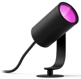 Έξυπνο Φωτιστικό Σποτ Led 8W IP65 Μαύρο Επέκταση RGBW Hue Lily 915005629801 Philips Hue-915005629801-Μαύρο 915005629801