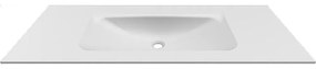 Νιπτήρας Ένθετος Επίπλου Μονός Anim 120 BDVIV120WH46 120,5x46,5x12cm White Karag Τεχνογρανίτης