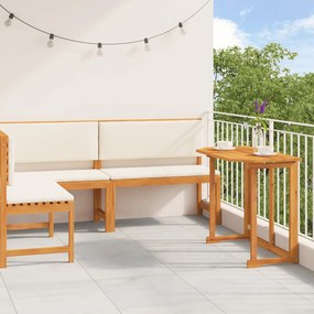 vidaXL Σετ Κήπου Bistro 3 Τεμαχίων με Μαξιλάρια από Σκληρό Ξύλο Ακακίας