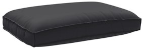 vidaXL Σετ Μαξιλαριών Πάγου 3 pcs Μαύρο 120 x 80 x 12 cm Ύφασμα Oxford