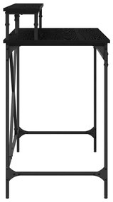 vidaXL Γραφείο Μαύρη Οξυά 100 x 50 x 90 cm Επεξεργασμένο ξύλο