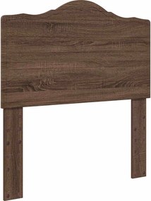 vidaXL Σκελετός Κρεβατιού Καφέ δρυς 70 x 190 cm Επεξεργασμένο Ξύλο