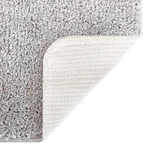 vidaXL Αντιολισθητικό Σαγκί Χαλάκι Γκρι 200 x 200 cm PP