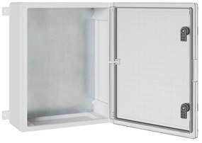 vidaXL Κονσόλα Ελέγχου IP65 Αδιάβροχη Γκρι 40x17,5x50 εκ. από Πλαστικό ABS