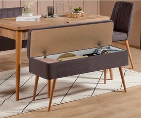 Extendable Dining Table &amp; Chairs Set (5 Pieces) Vina 0701 - 4 - Anthracite, Atlantic Atlantic Pine
Anthracite