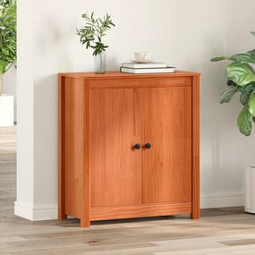 vidaXL Πλαϊνό γραφείο Καφέ 70 x 35 x 80 εκ.
