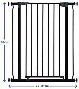 Πόρτα Ασφαλείας DreamBaby Liberty Tall 93CM