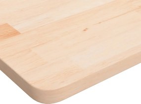 vidaXL Επιφάνεια Τραπεζιού Τετράγωνη 80x80x2,5 εκ. Μασίφ Ξύλο Δρυς