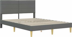 vidaXL Σκελετός Κρεβατιού 120 x 200 cm Σκούρο Γκρι