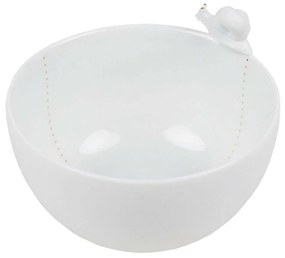 Διακοσμητικό Μπωλ Slug LBTRD0015518 9x5,5cm White-Gold Raeder Porcelain