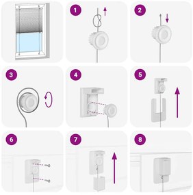 vidaXL Πλισέ περσίδα Ανθρακί 50x100 cm Πλάτος υφάσματος 49,4 cm