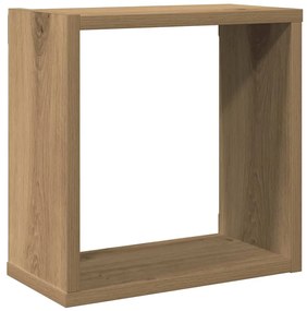 vidaXL Ράφια Τοίχου Κύβοι 6 τεμ. Αρτισιανή Δρυς 30x15x30 εκ Επεξ. Ξύλο