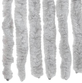 vidaXL Σήτα Εντόμων Γκρι 90 x 220 εκ. από Σενίλ