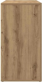 vidaXL Πλαϊνό γραφείο Artisan Oak 120 x 36 x 69 εκ Επεξεργασμένο ξύλο