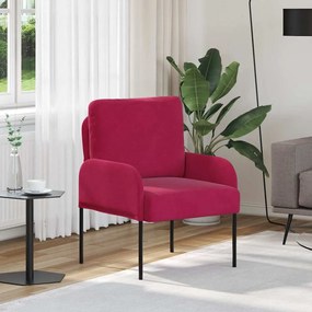 vidaXL Καναπέδες με μαξιλάρι 55cm Κόκκινο Κόντρα πλακέ