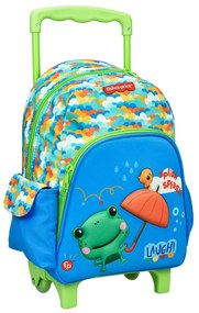 Σχολική Τσάντα Τρόλεϊ Νηπιαγωγείου (25x15x30) Fisher Price Frog