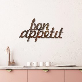 Decorative Metal Wall Accessory Rusty Bon Appetit Antiquation