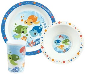 Παιδικό Σερβίτσιο Φαγητού Ma Petit Carapace 006144 Ango-6144-Μπλε 6144