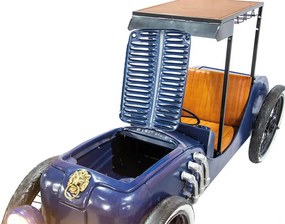 EXTREME INTERIOR DESIGN METAL OLDTIMER WITH WINE RACK 68816