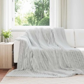 vidaXL Κουβέρτα Γκρι 270 x 240 cm Μαλλί