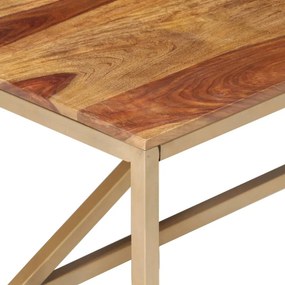vidaXL Τραπεζάκι Βοηθητικό 60 x 60 x 40 εκ. από Μασίφ Ξύλο