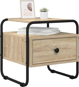 vidaXL Κομοδίνο 2 τμχ. Sonoma Δρυς 40 x 39,5 x 40 εκ