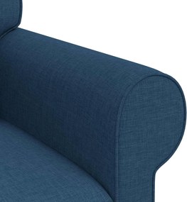 vidaXL Καναπές Μπλε 155 x 82 x 80 εκ ύφασμα