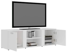 vidaXL Έπιπλο Τηλεόρασης Λευκό 120 x 34 x 37 εκ. από Επεξ. Ξύλο