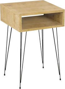 Κομοδίνο Scott Megapap χρώμα sapphire oak 40x30x60εκ.