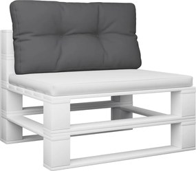 vidaXL Μαξιλάρι Παλέτας Ανθρακί 80 x 40 x 12 εκ. Υφασμάτινο