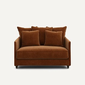 Διθέσιος καναπές-κρεβάτι από βελούδινο chenille, Lazare