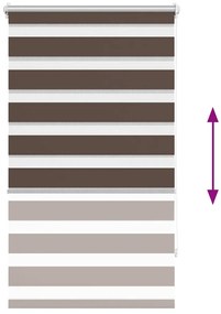 vidaXL Ρόλερ Zebra Καφέ 90 x 150cm