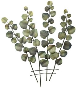 Διακοσμητικό Τοίχου ICY343 66x4,5x81,5cm Green Espiel Metal