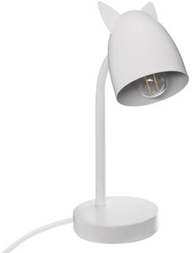 Φωτιστικό γραφείου Lucian pakoworld Ε14 λευκό 18x12,5x31εκ