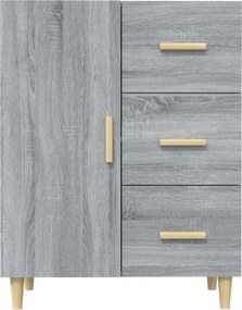 vidaXL Ντουλάπι Γκρι Sonoma 69,5 x 34 x 90 εκ. από Επεξεργασμένο Ξύλο