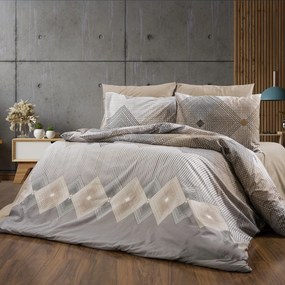Σεντόνια Υπέρδιπλα (Σετ 240x270) Dimcol Καλλιρόη 603 Grey-Mocha