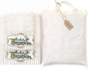 Σετ βρεφικές πετσέτες 2 τμχ - Choo Choo Train 804710153540