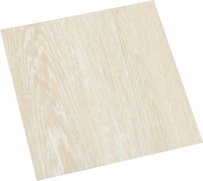 vidaXL Πλάκες Δαπέδου 5,11 τ.μ. 55 pcs PVC Λευκό και Μπεζ