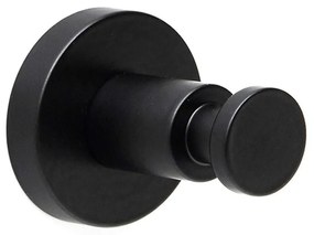 Άγκιστρο Μπάνιου 12-403 5cm Black Pam&amp;Co Metal