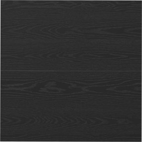 vidaXL Τραπεζάκι σαλονιού Μαύρη δρυς 80 x 80 x 40 cm