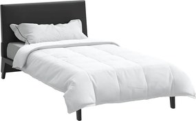 vidaXL Κουβέρτα 2 σε 1 Λευκό 135 x 200 cm Φτερό