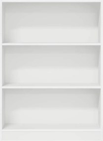 vidaXL Βιβλιοθήκη Λευκή 80x24x109 εκ. από Επεξεργασμένο Ξύλο