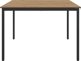 vidaXL Τραπεζαρίες 110 x 110 x 75 cm ΜΕΤΑΛΛΟ Ορθογώνιος