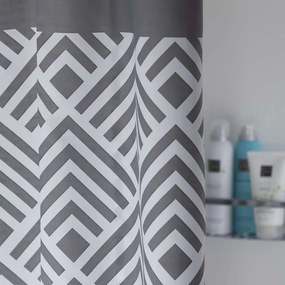 Sealskin Angoli 180x200 Grey - Υφασμάτινη Κουρτίνα Μπάνιου