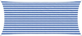 vidaXL Ικανότητα Σκίασης Μπλε και άσπρο 2 x 4 m HDPE