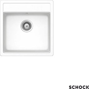 Schock Manhattan 30050 - Νεροχύτης Κουζίνας Γρανίτη 49x51 - Superwhite