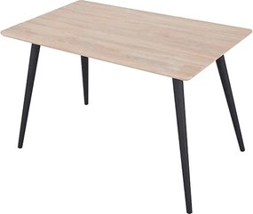 Τραπέζι ξύλινο Nextdeco καφέ Υ75x120x70εκ