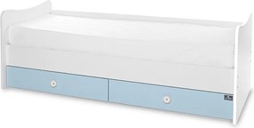 BED TREND PLUS NEW 70/160 WHITE/BABY BLUE
